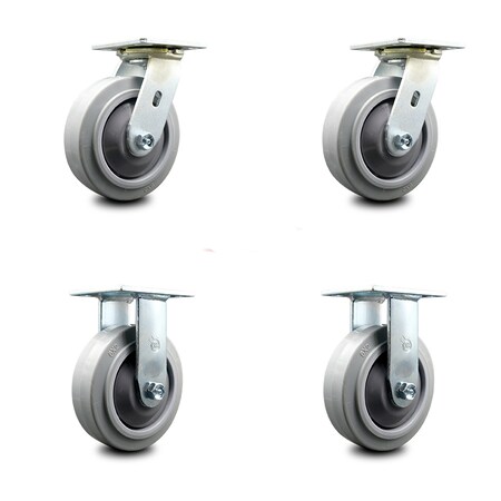 Service Caster Chemtainer CST60RBS CST60RBR Caster Replacement Set CHE-SCC-30CS620-TPRRF-TGP-2-R620-2